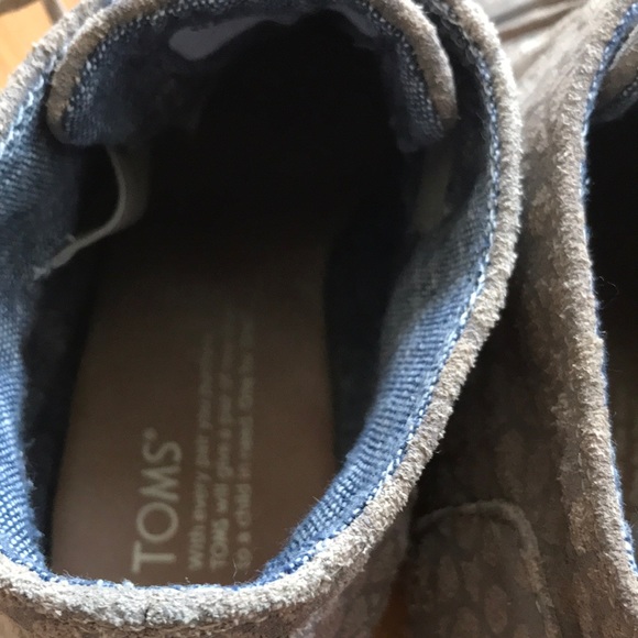 Toms Taupe Moroccan Desert Wedge - Picture 6 of 10